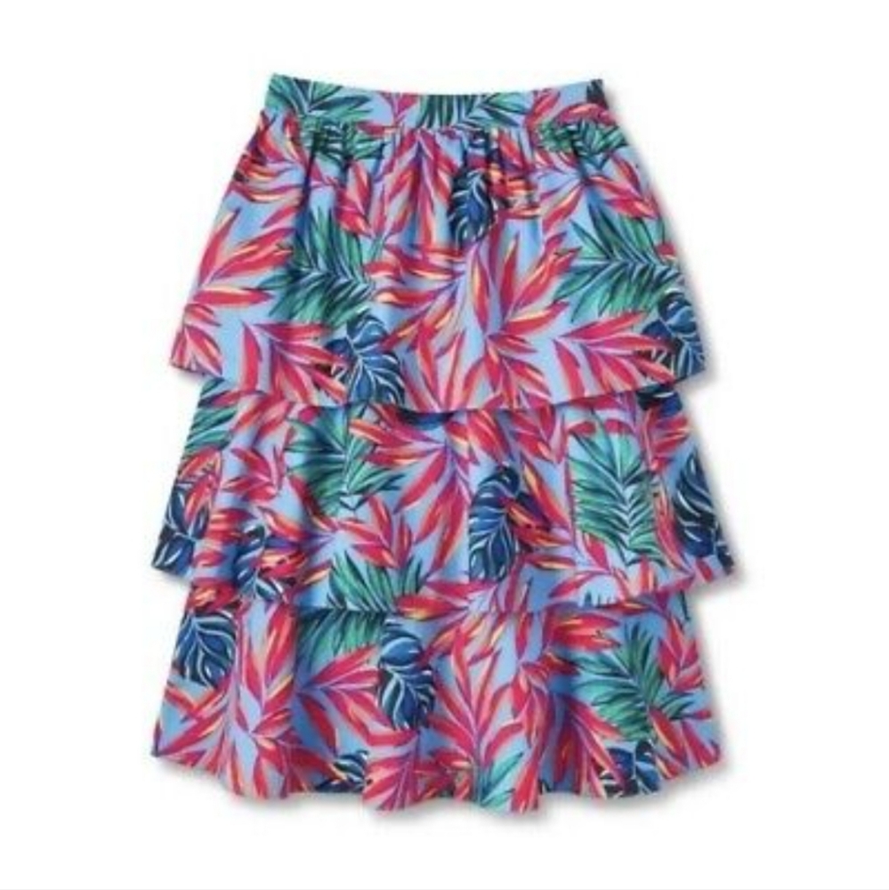 Tabitha Brown tiered midi skirt - women's S